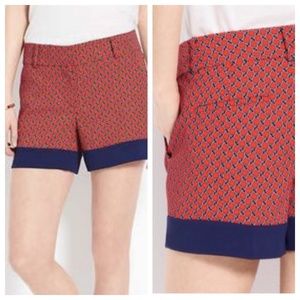 Ann Taylor Nautical Rope Print Short